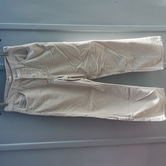Levi's Tan Corduroy Pants Casual Style Wide Leg - Picture 1 of 15